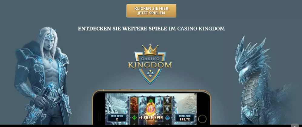 Kingdom Casino Bonus 200% bis zu 500 Euro